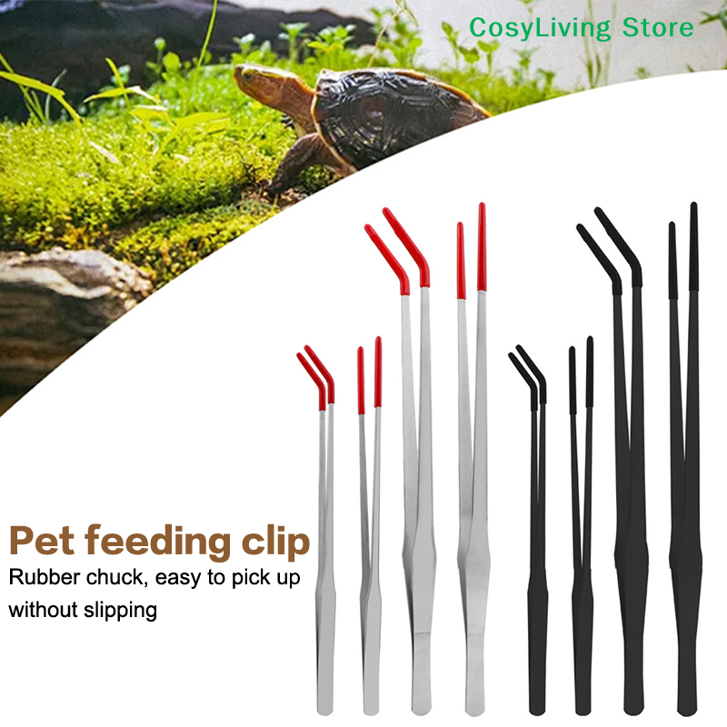 Reptile Feeding Tongs With Rub - огляд і ціна Feeding Tong Stainless