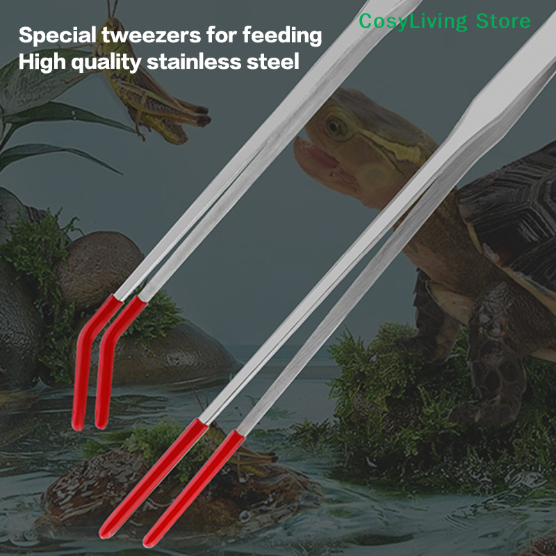 Reptile Feeding Tongs With Rub - огляд і ціна Feeding Tong Stainless