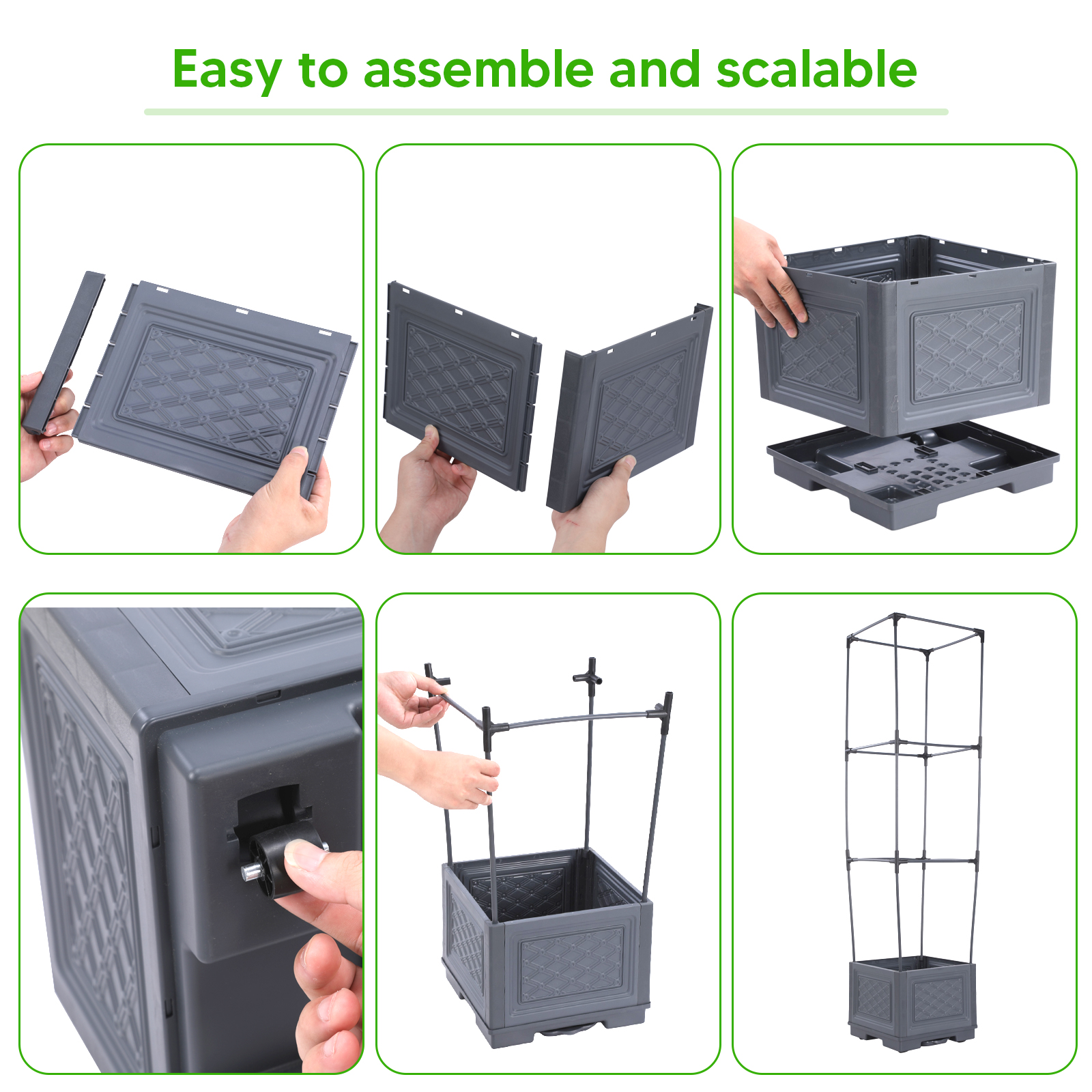 Three-Layer Wheeled Climbing V - огляд і ціна Vine Climbing Plastic