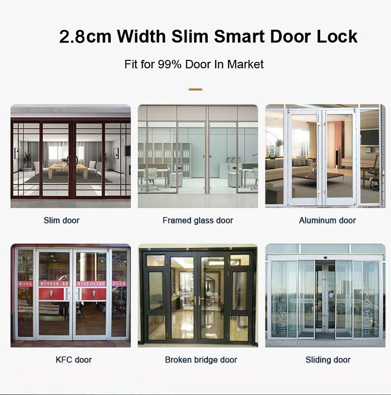 Smart Door Lock With Fingerpri - огляд і ціна Glass Door Hinge