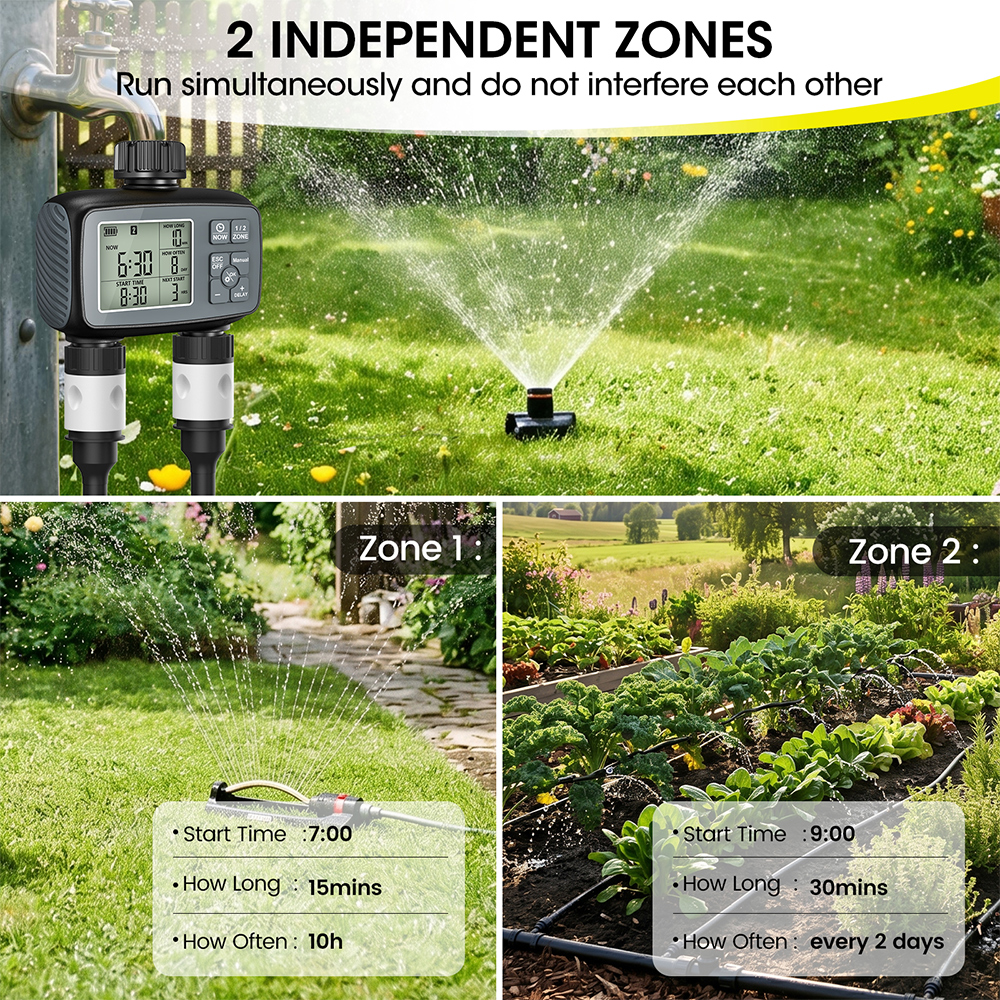 2026 New Programmable 2-Zone S - огляд і ціна Timer Dual Outlet