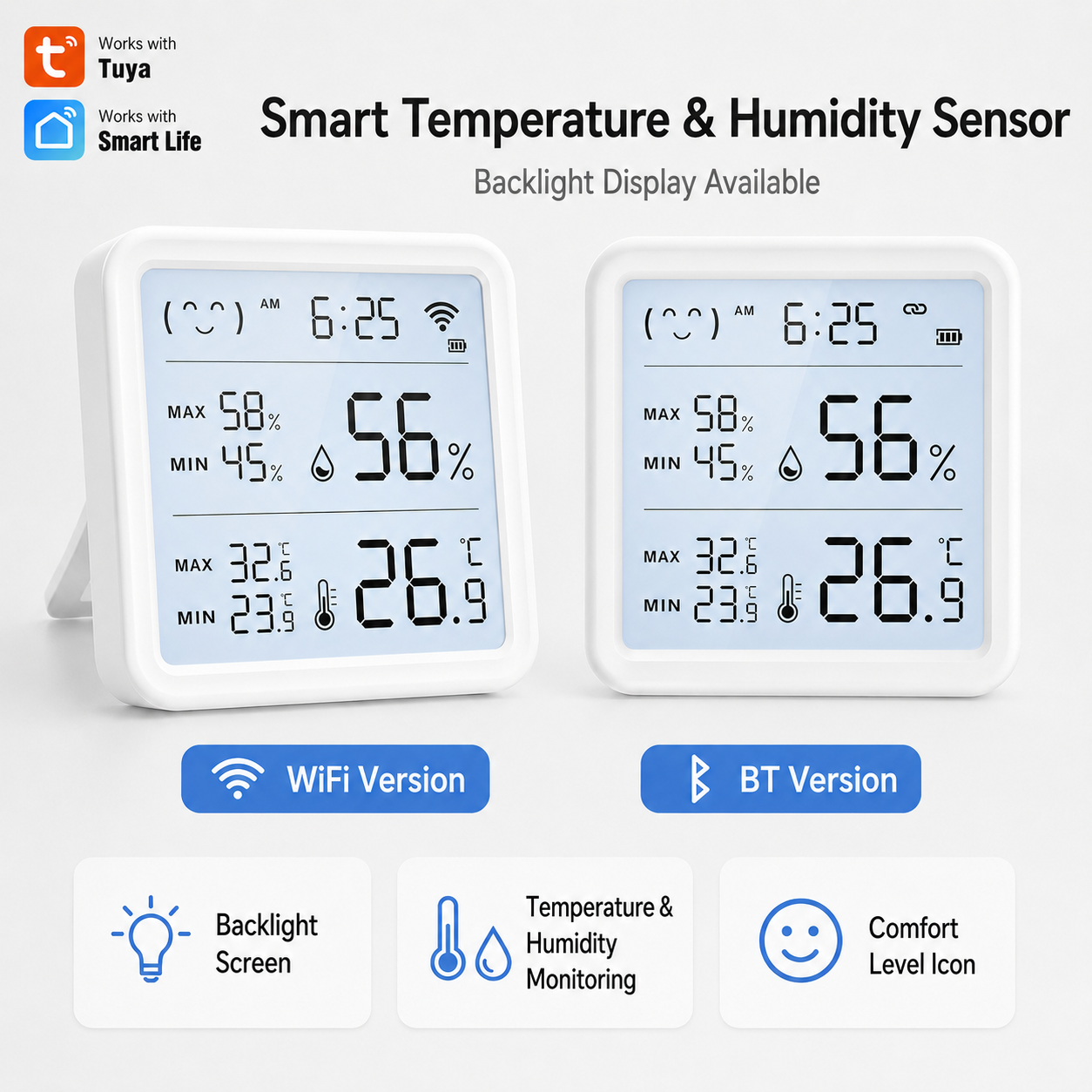 Tuya WiFi Temperature Humidity - огляд і ціна Digital Hygrometer Probe
