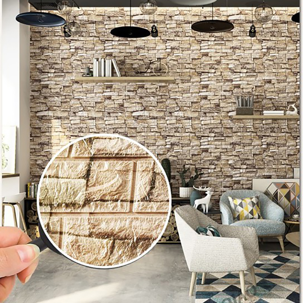70cm*1m  3D Brick Pattern Wall - огляд і ціна Pvc Panel Background
