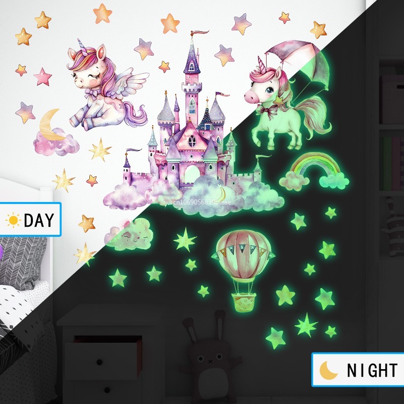 Unicorn Stars Luminous Wall St - огляд і ціна Pvc Panel Background