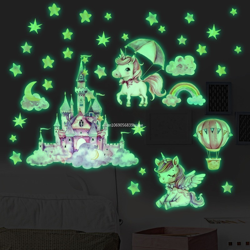 Unicorn Stars Luminous Wall St - огляд і ціна Pvc Panel Background