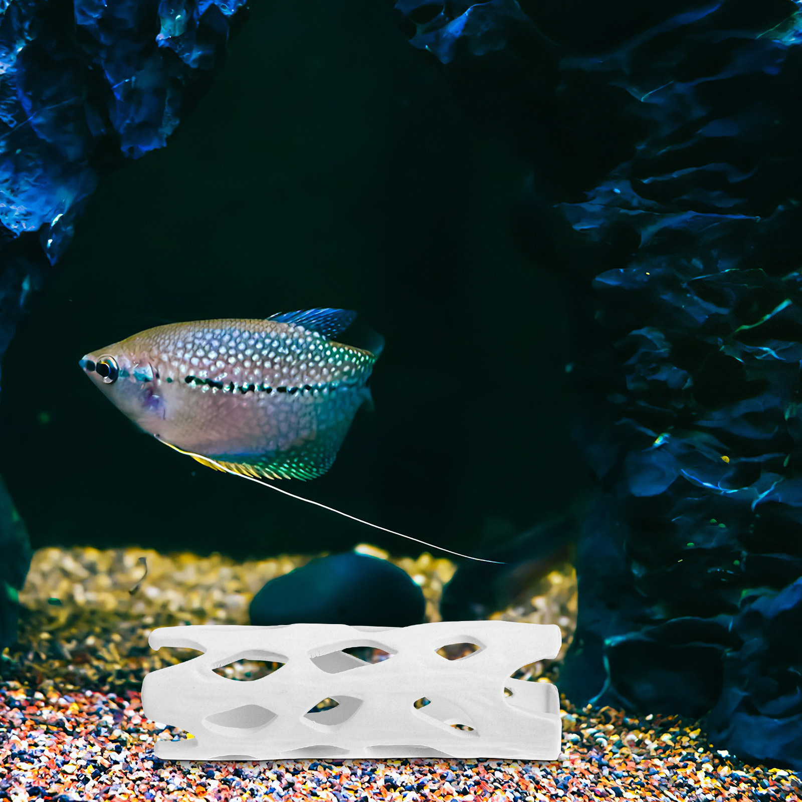Ceramic Aquarium Decor Shrimp  - огляд і ціна Hide Cave Ceramic