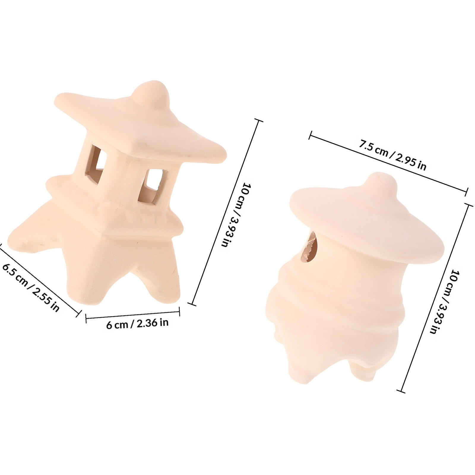 2Pcs Ceramic Aquarium Hide Fis - огляд і ціна Hide Cave Ceramic