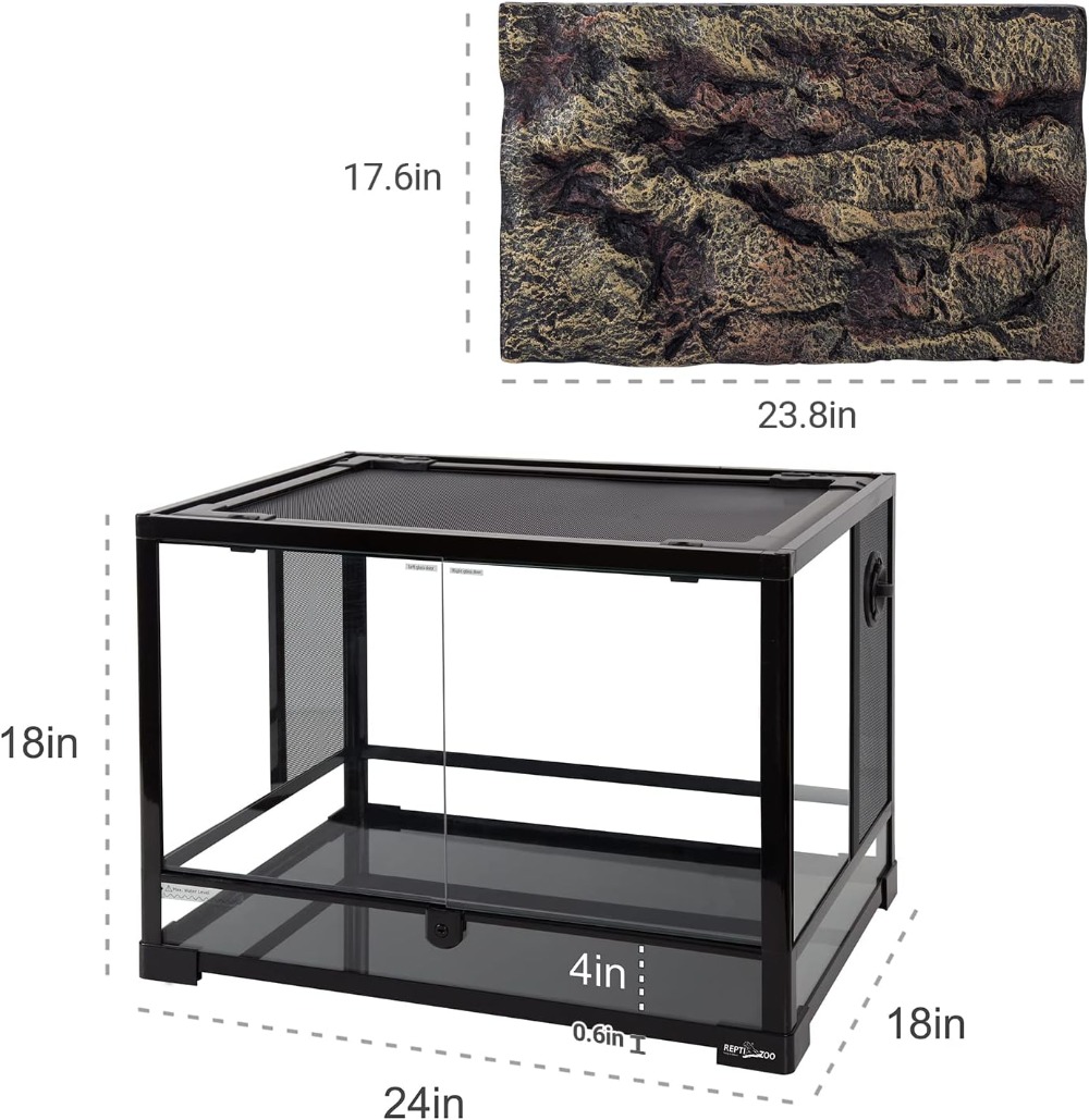 34 Gallon Reptile Glass Terrar - огляд і ціна Glass Door Hinge