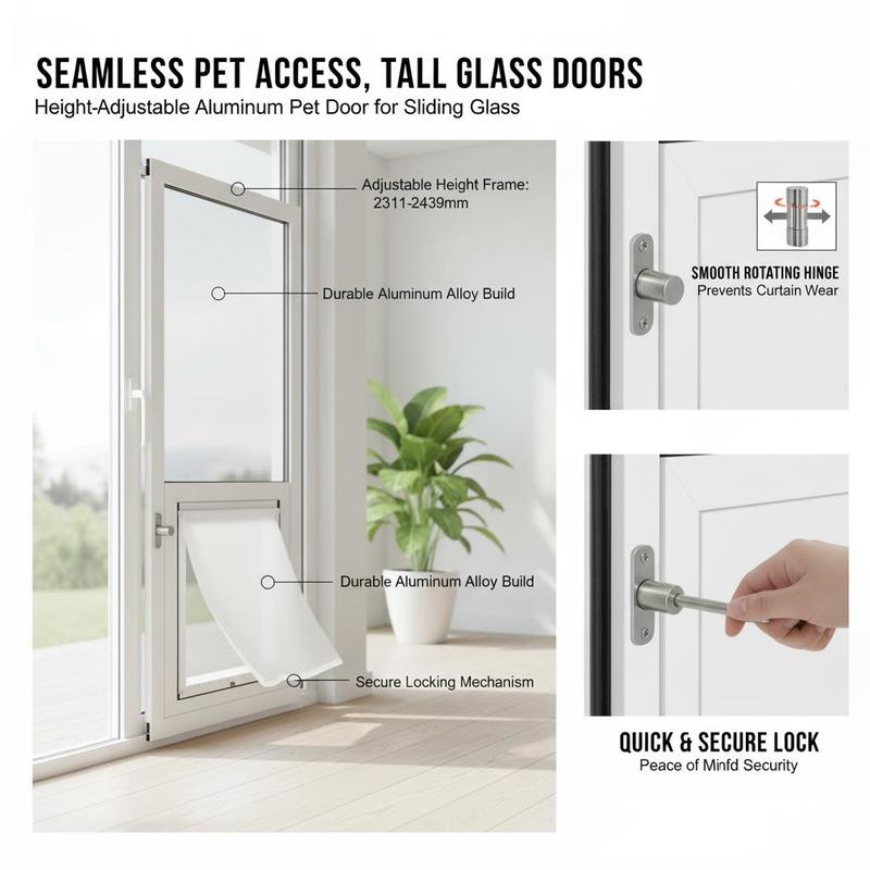 Dog Door for Sliding Glass Doo - огляд і ціна Glass Door Hinge