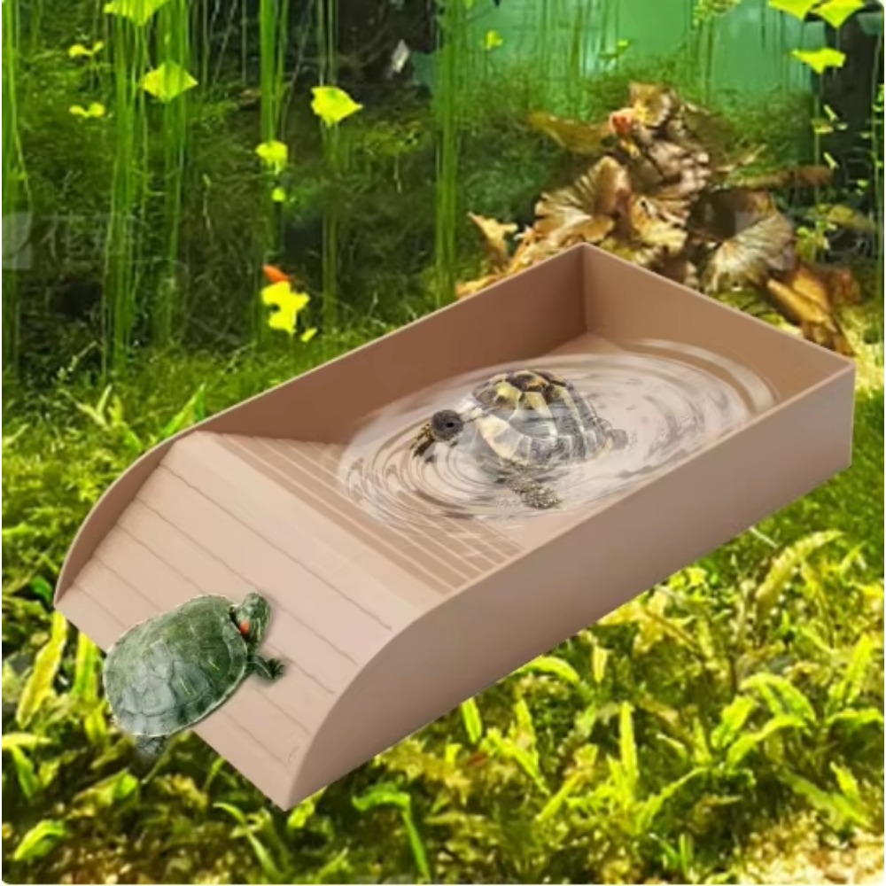 Turtle Bathing Pool Feeding Di - огляд і ціна Water Dish Reptile