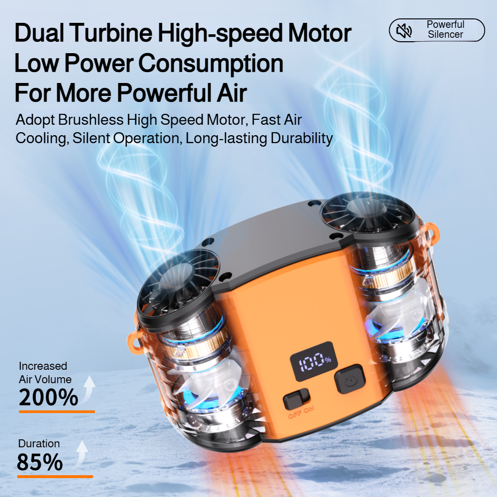 Outdoor Double Air Outlet Fan  - огляд і ціна Timer Dual Outlet