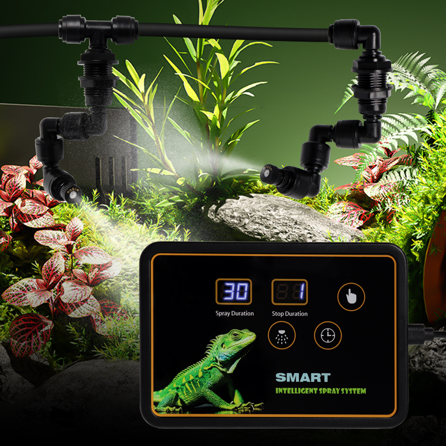 Automatic Reptile Spray System - огляд і ціна Terrarium Fogger Ultrasonic