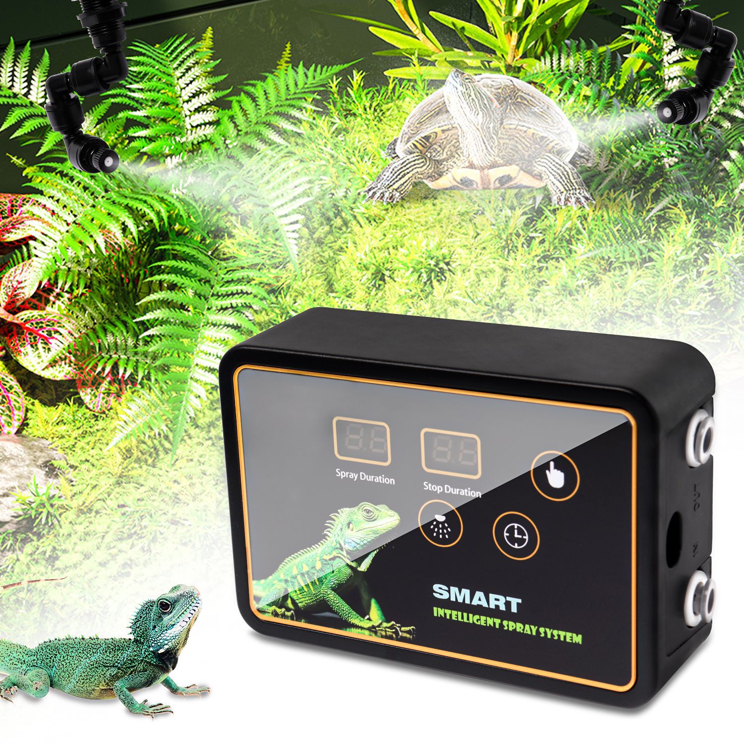 Automatic Reptile Spray System - огляд і ціна Terrarium Fogger Ultrasonic