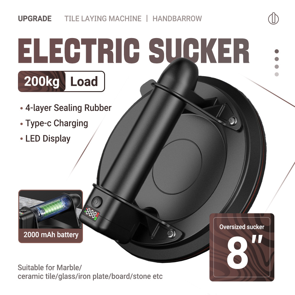 Electric Vacuum Suction Cup 8  - огляд і ціна Ceramic Tile Floor