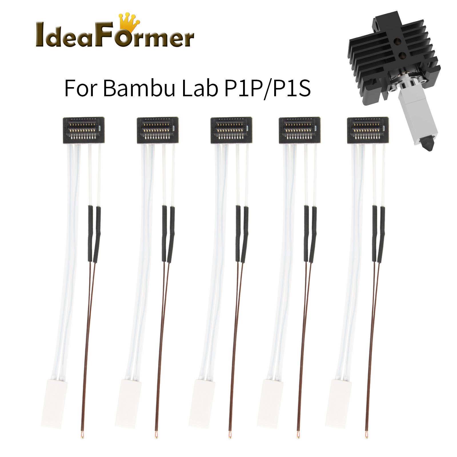 Thermistor For Bambu Lab P1P H - огляд і ціна Ceramic Heat Emitter